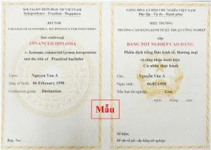 Tuyển sinh ngành Tiếng Đức hệ Cao Đẳng