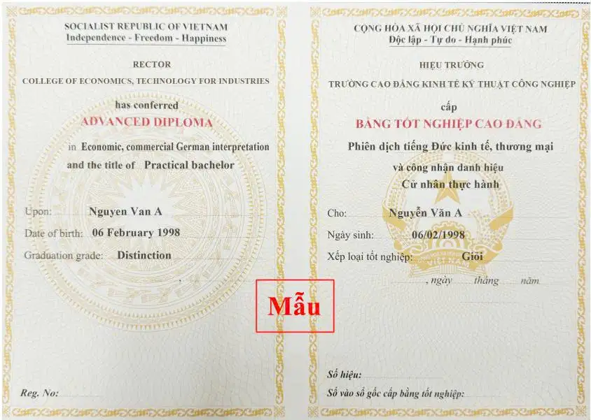 Tuyển sinh ngành Tiếng Đức hệ Cao Đẳng